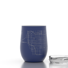 Load image into Gallery viewer, Las Vegas NV Map 12 oz Insulated Wine Tumbler
